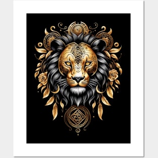 Awesome majestic lion Posters and Art